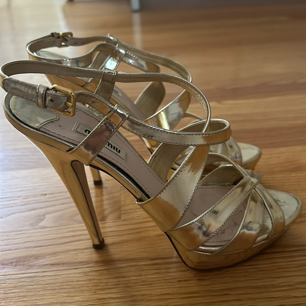 Great Quality Authentic Miu Miu Platform Stiletto… - image 5